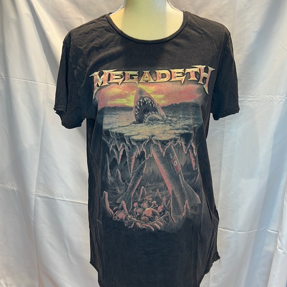 Megadeth Band Tee Size Medium Large Metal